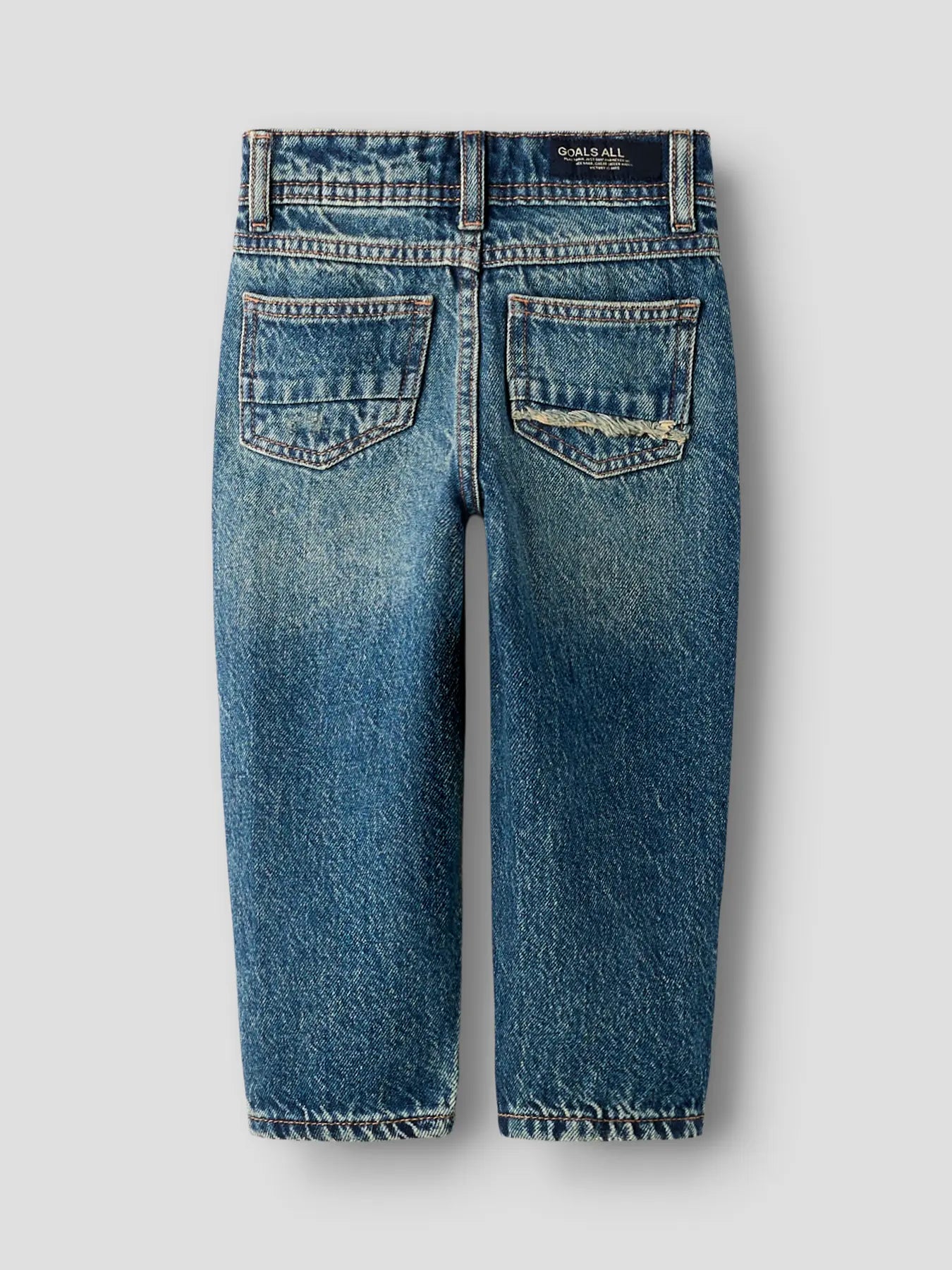 Jeans Tapered Vintage Medium Blue Denim