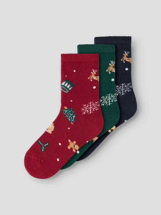 3ER-PACK WEIHNACHTS SOCKEN
