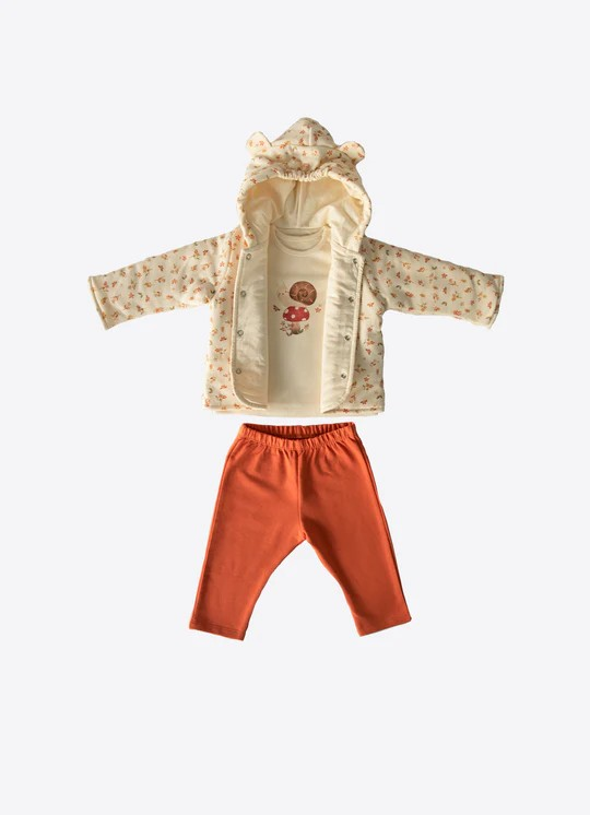 Organic Cute Snail 3-teiliges Set