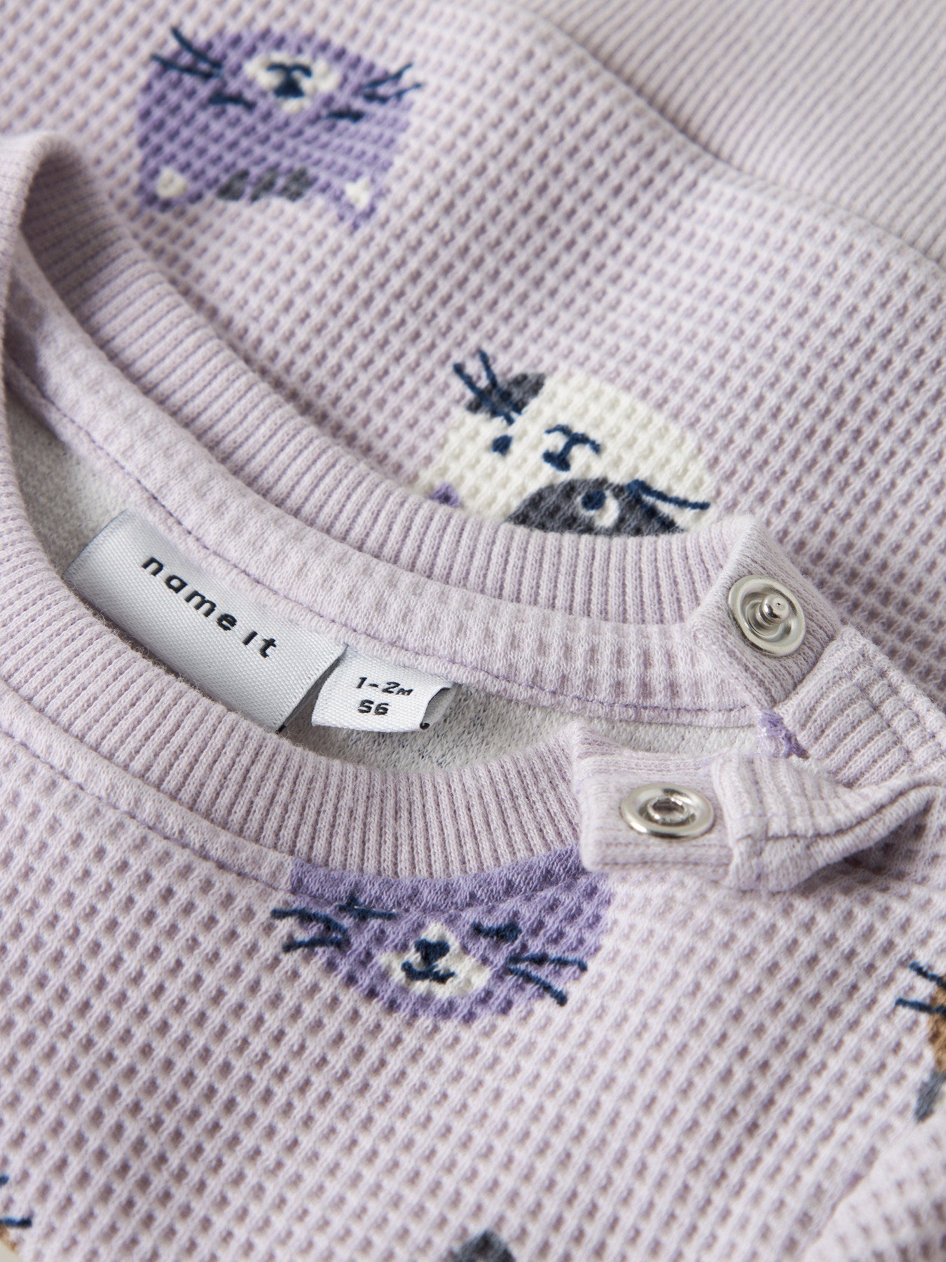 SWEATSHIRT TAMMIE LILAC MARBLE