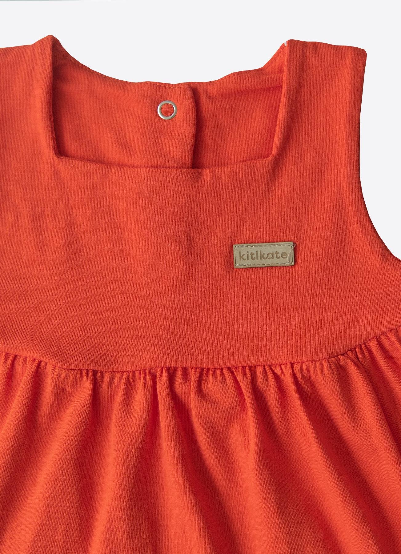 Bio Kleid Limo Rot