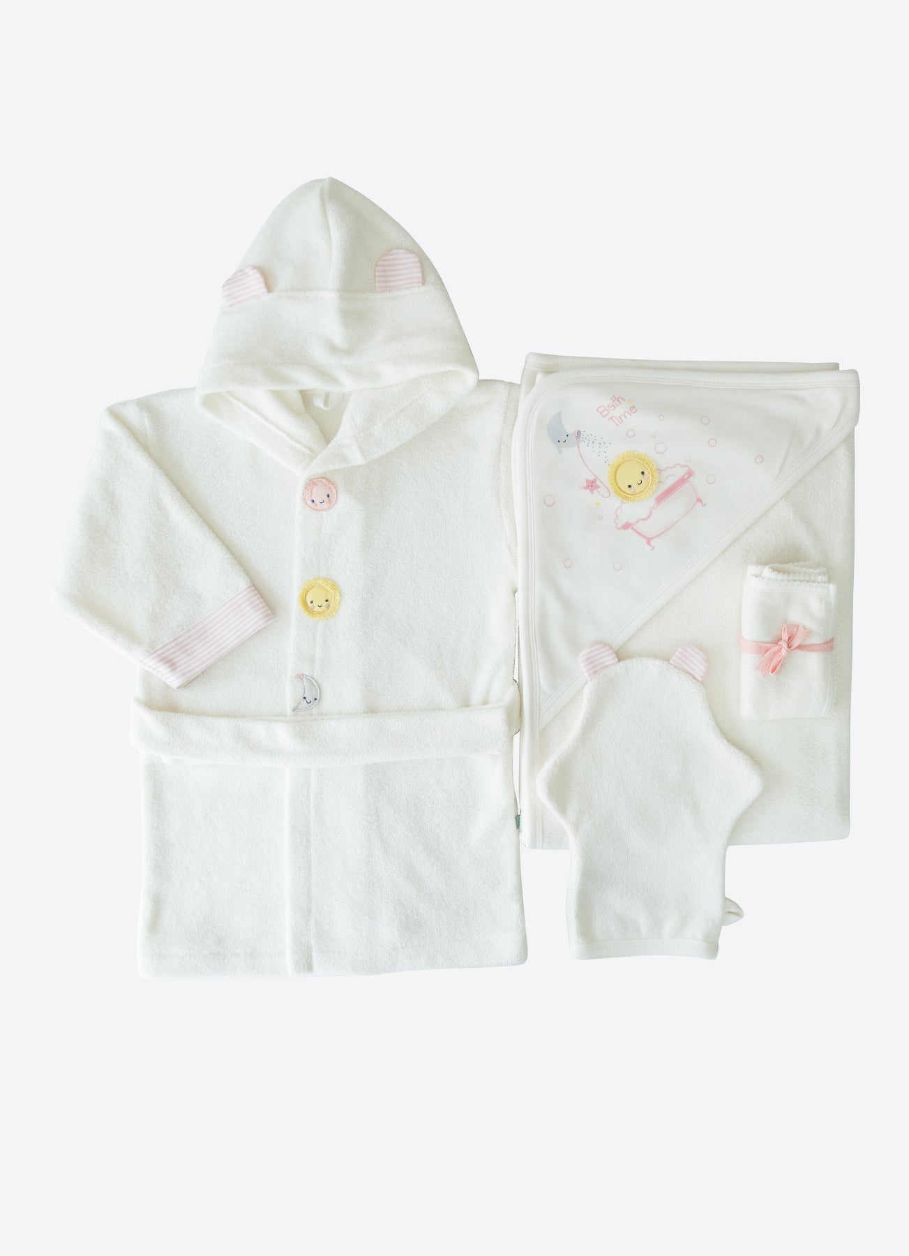 Organic New Dreams 4-Teiliges Badeset Rosa