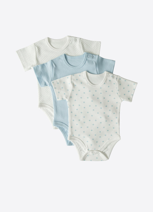 Bio 3-Teiliges Body Set New Dreams Blau