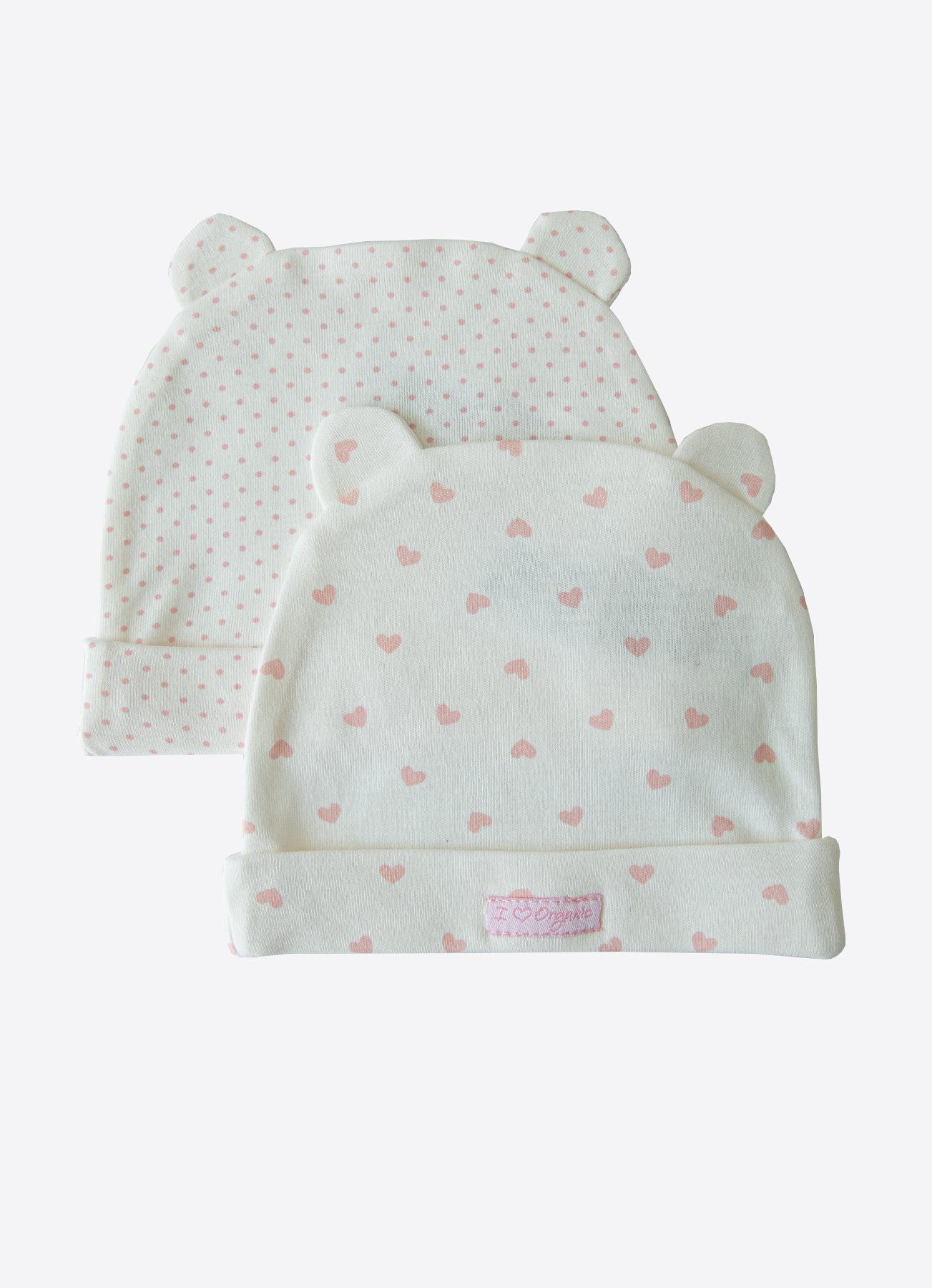 Organic New Dreams Mütze Rosa mit Sternen