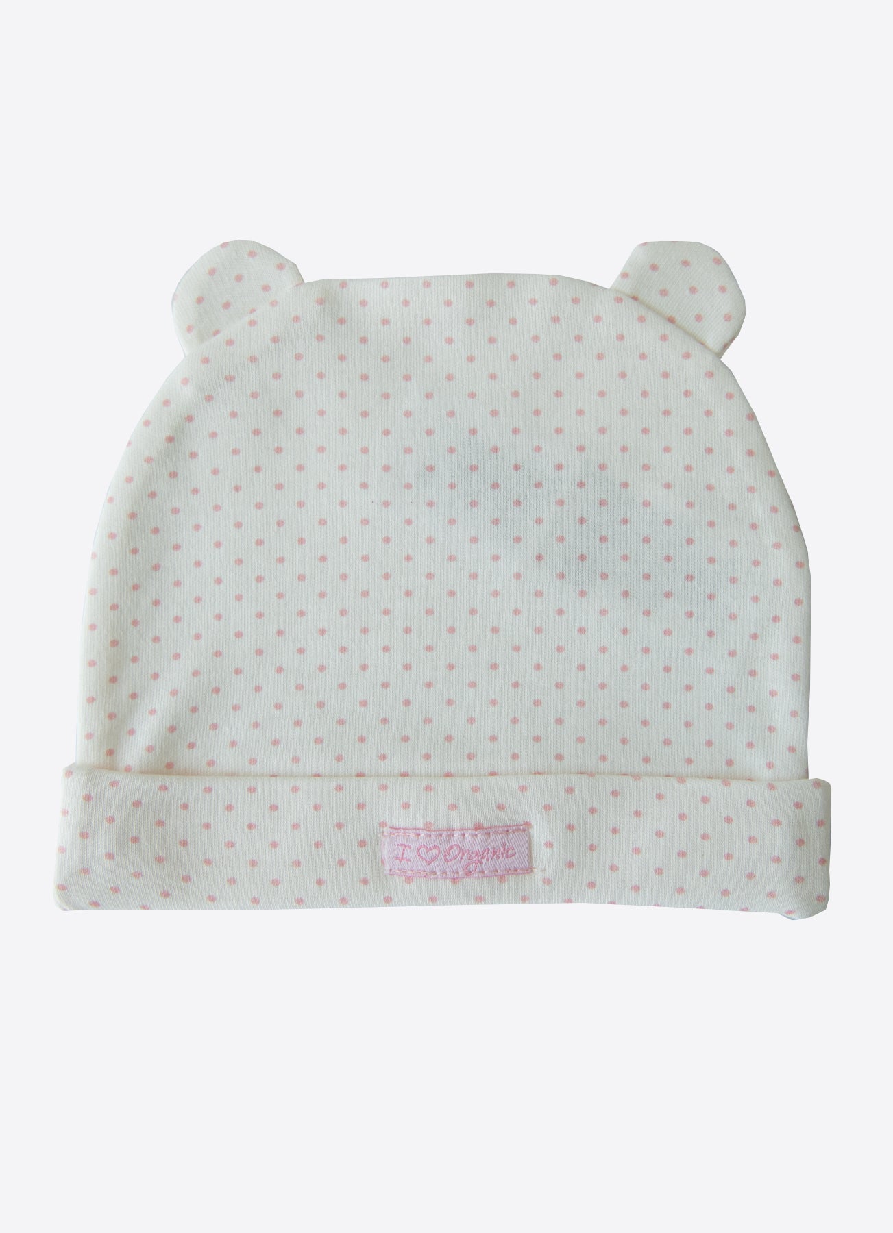 Organic New Dreams Mütze Rosa mit Punkten
