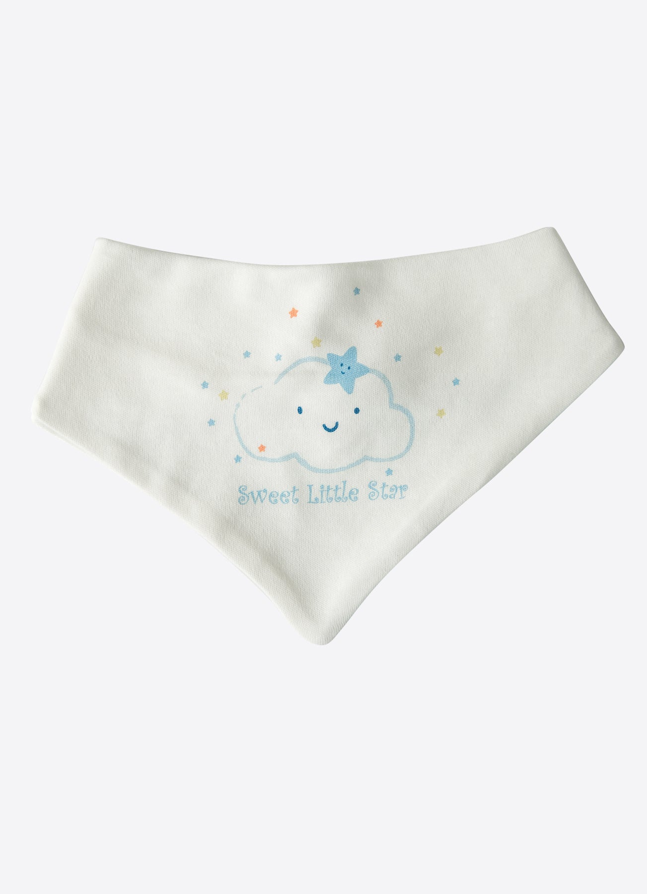 Organic New Dreams 2er-Set Dreieckslätzchen Blau