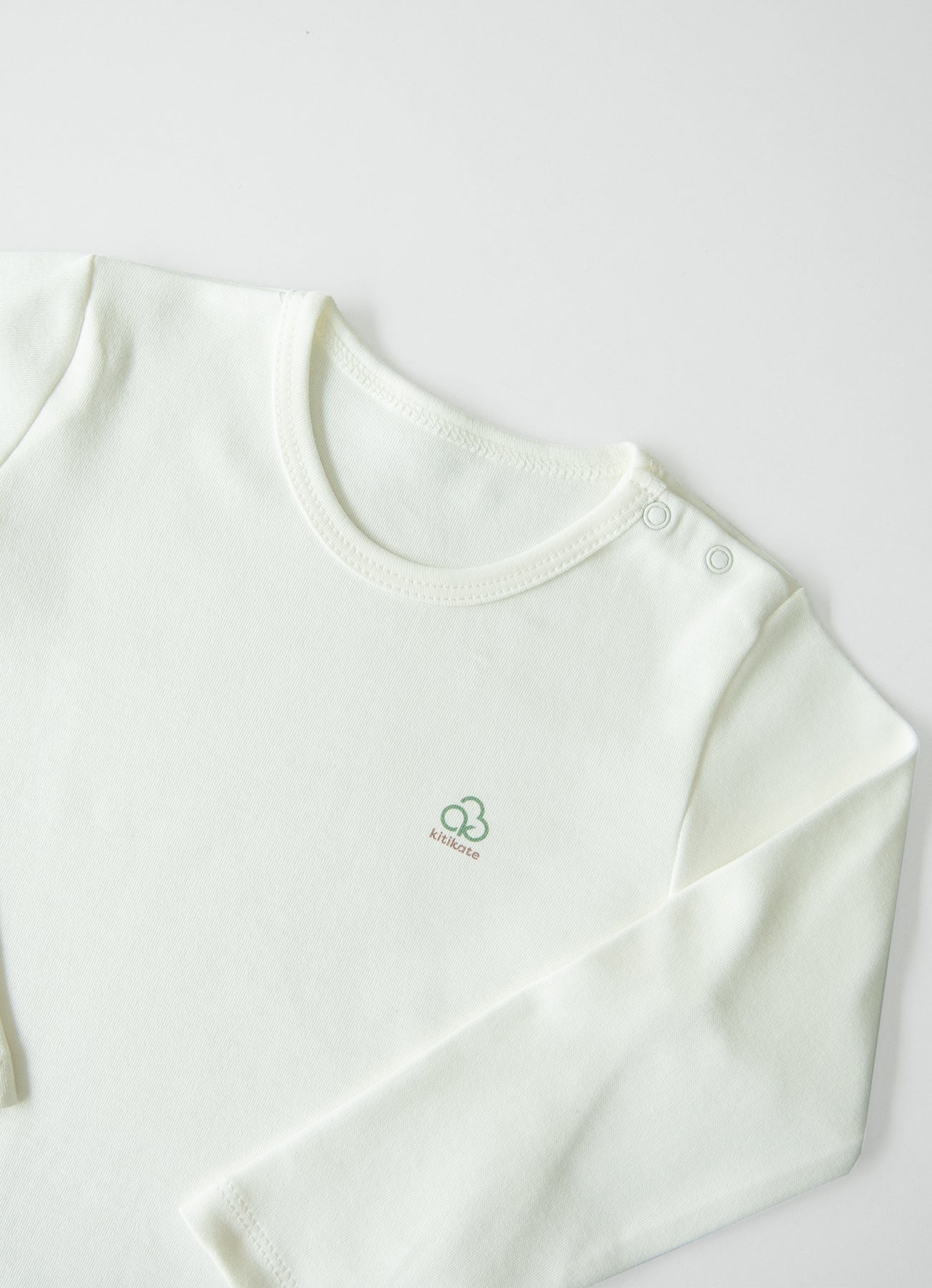 Organic Langarm Body Weiß Ecru New Basic