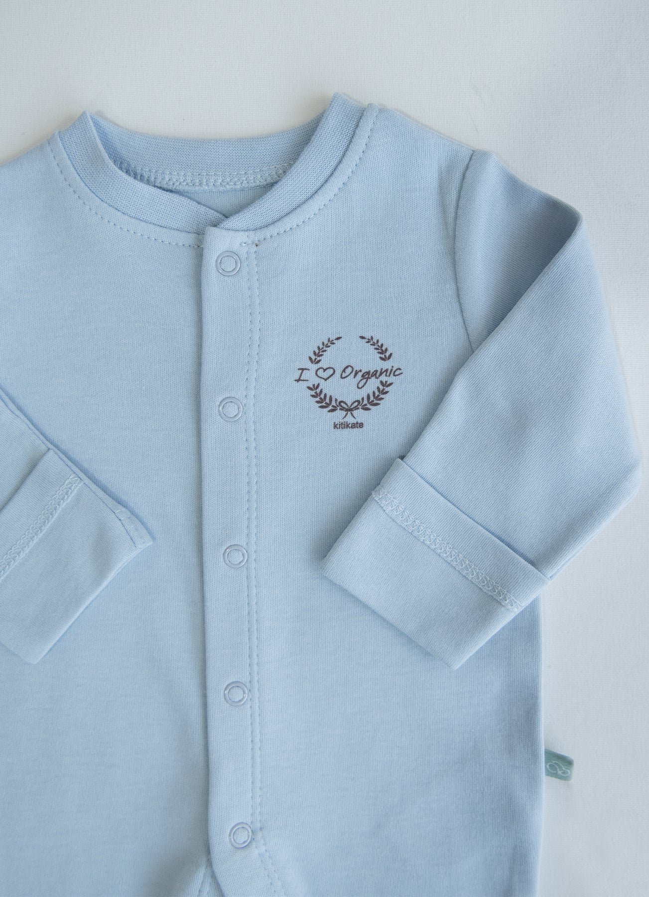 Bio Strampler Premature Blau