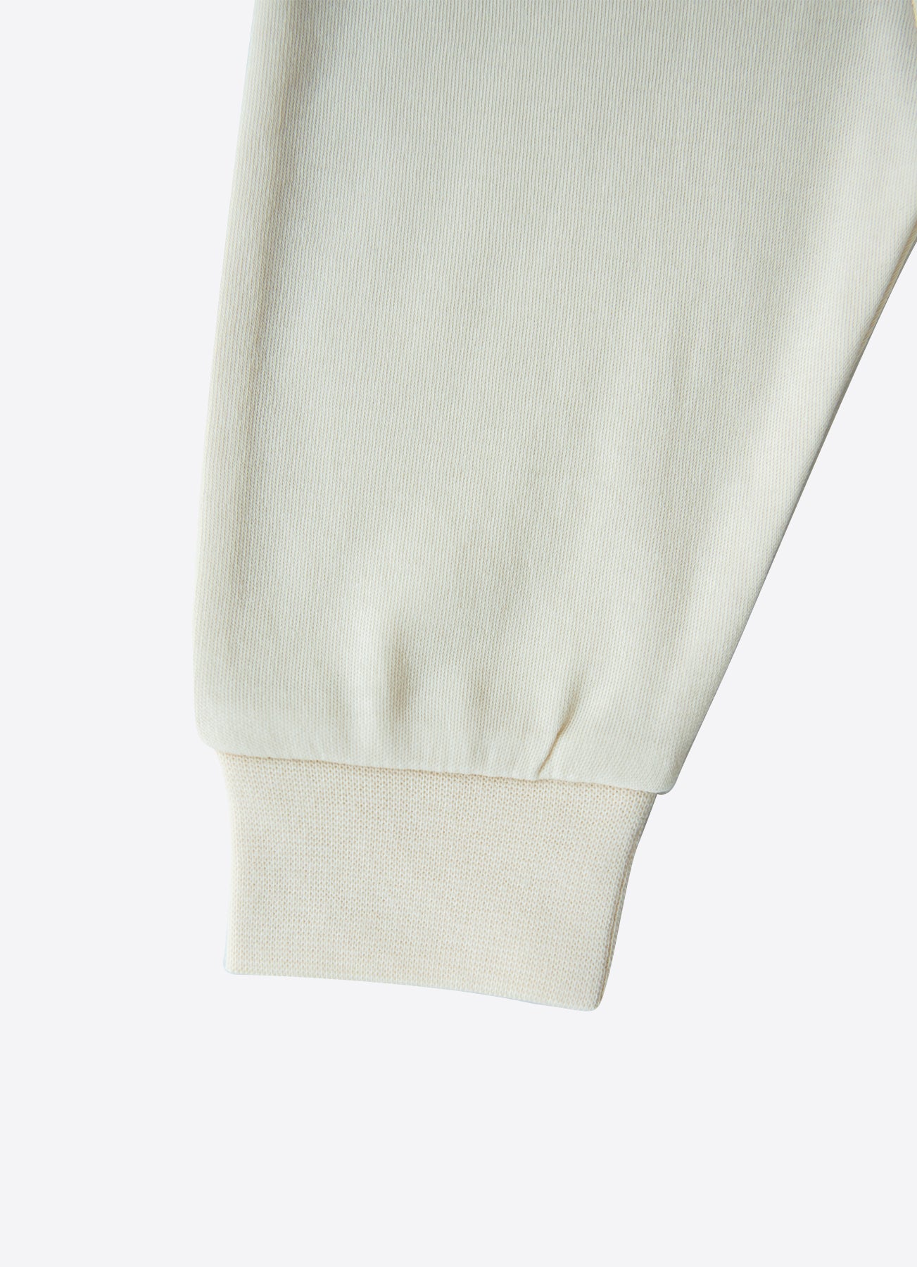 Organic New Basic Hose ohne Füße Beige Natur