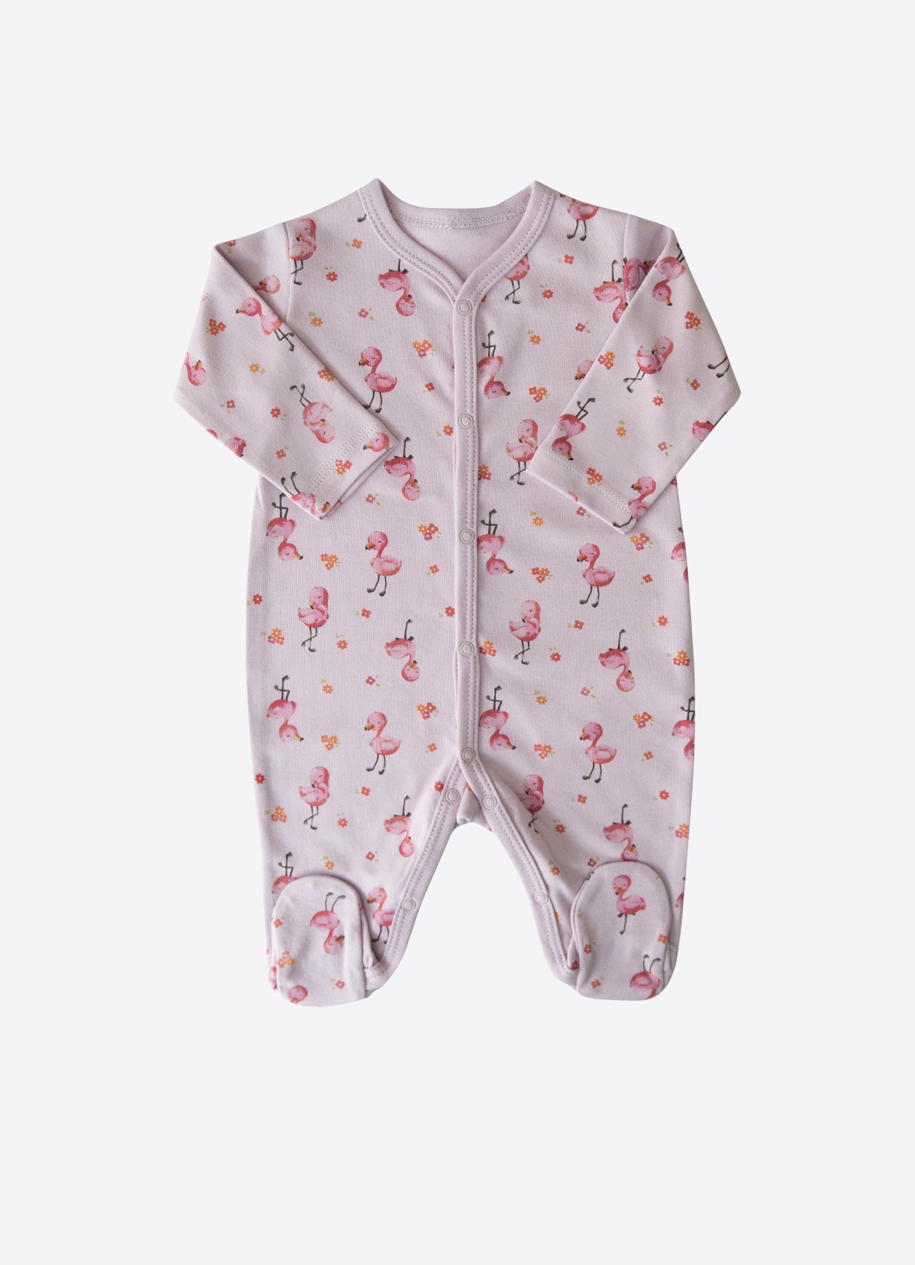 Organic Flamingo Strampler