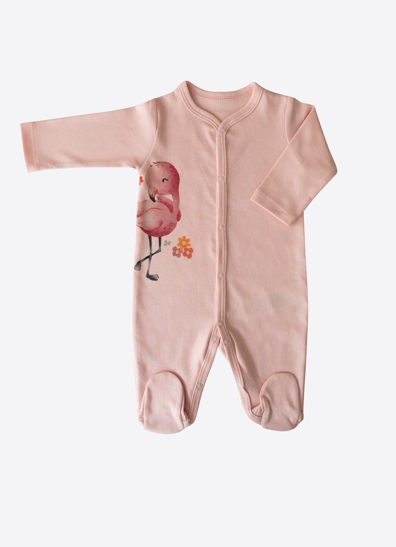 Organic Flamingo Strampler