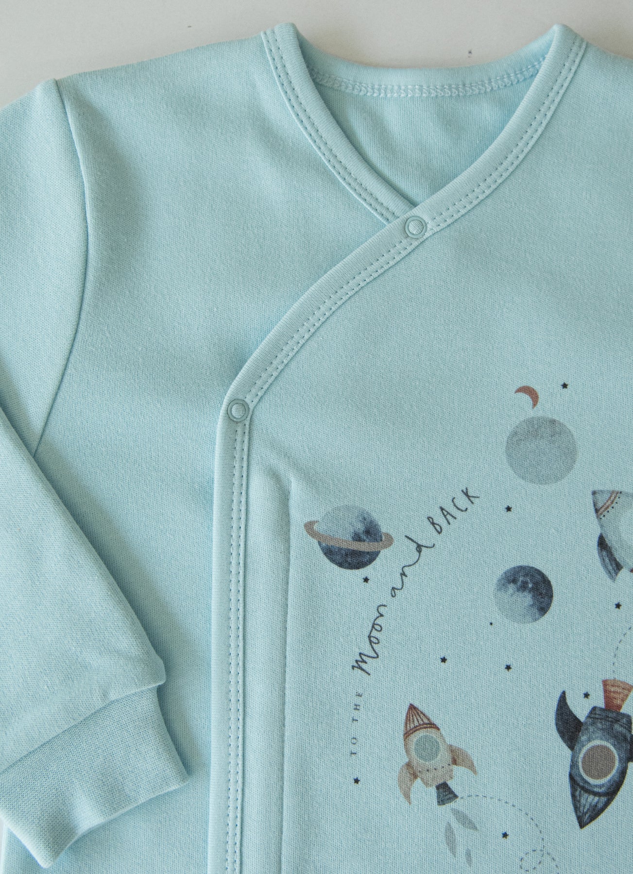Organic Schlafsack Solo Blau