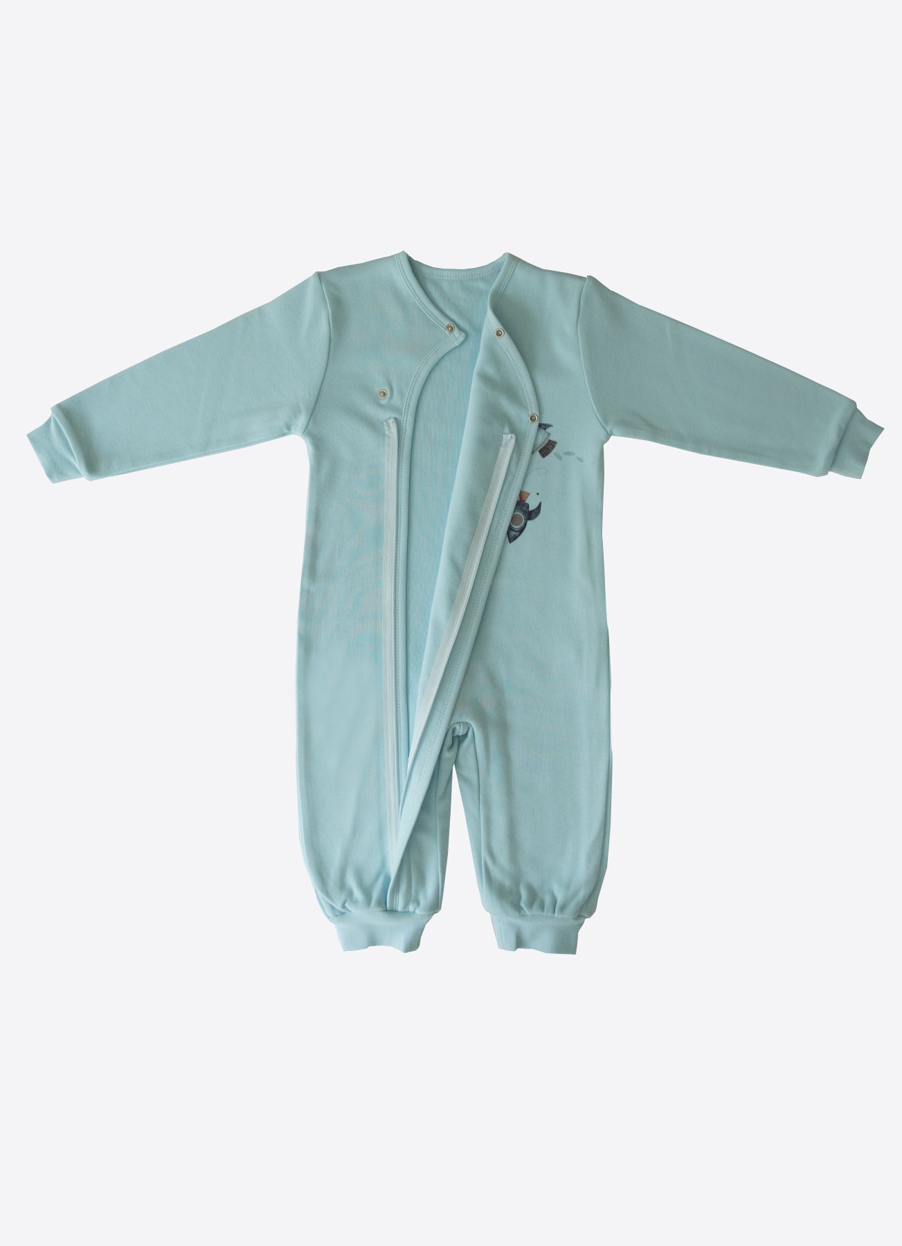 Organic Schlafsack Solo Blau