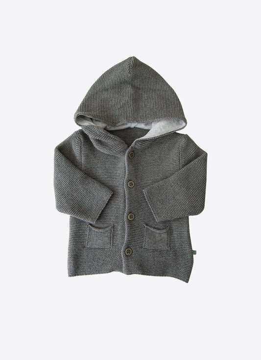 Bio Strickjacke Tanton Grau