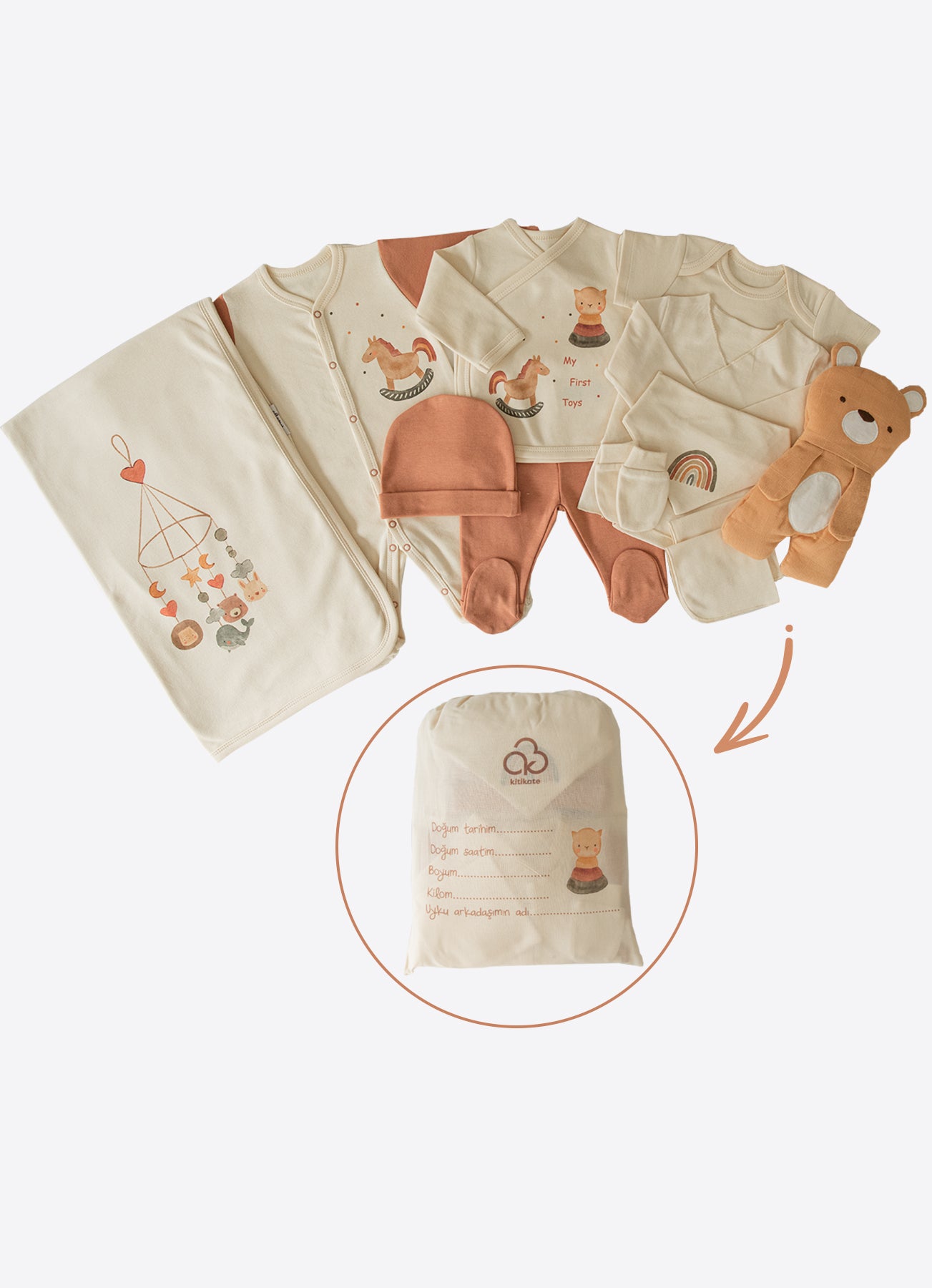 Bio Bubu Bear 12-Teiliges Newborn Set