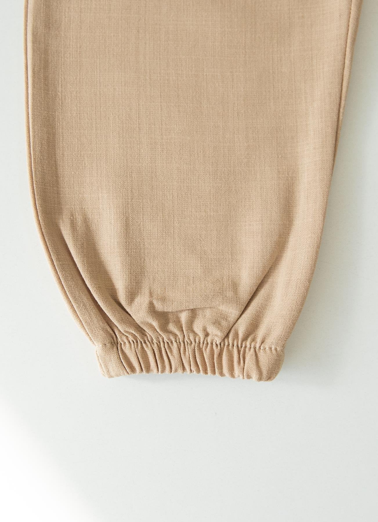 Leinenhose Oden Dunkelbeige