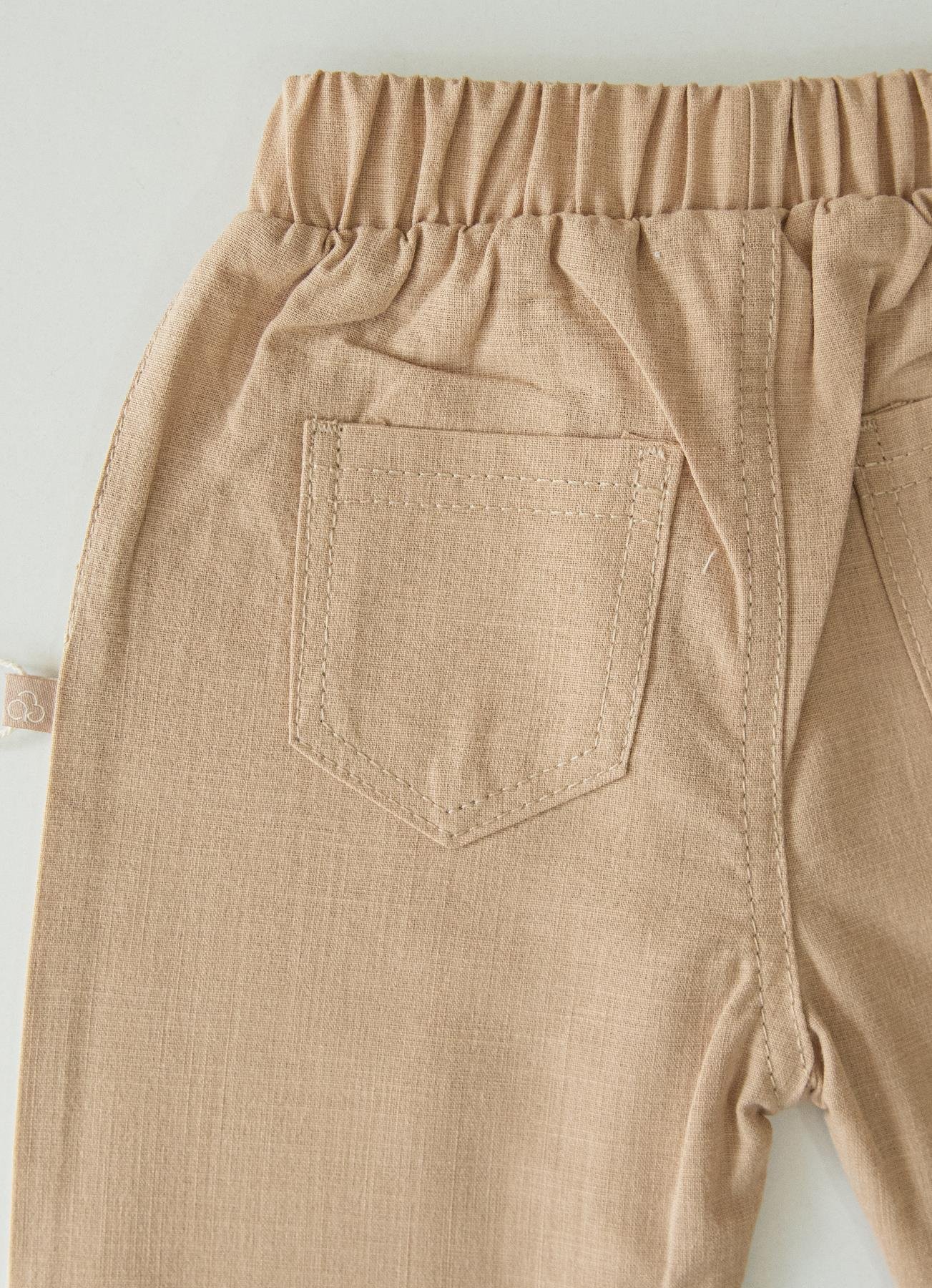 Leinenhose Oden Dunkelbeige