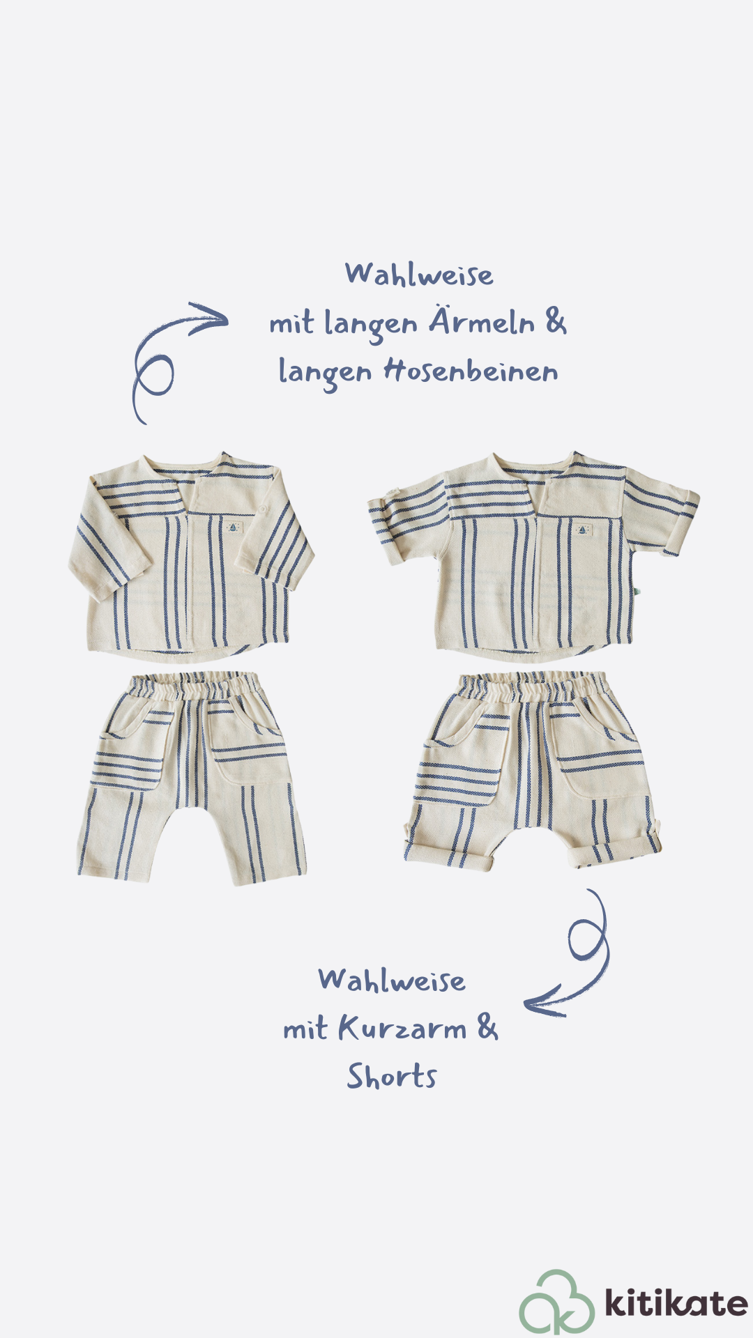Bio Bohem 2-Teiliges Set Blau