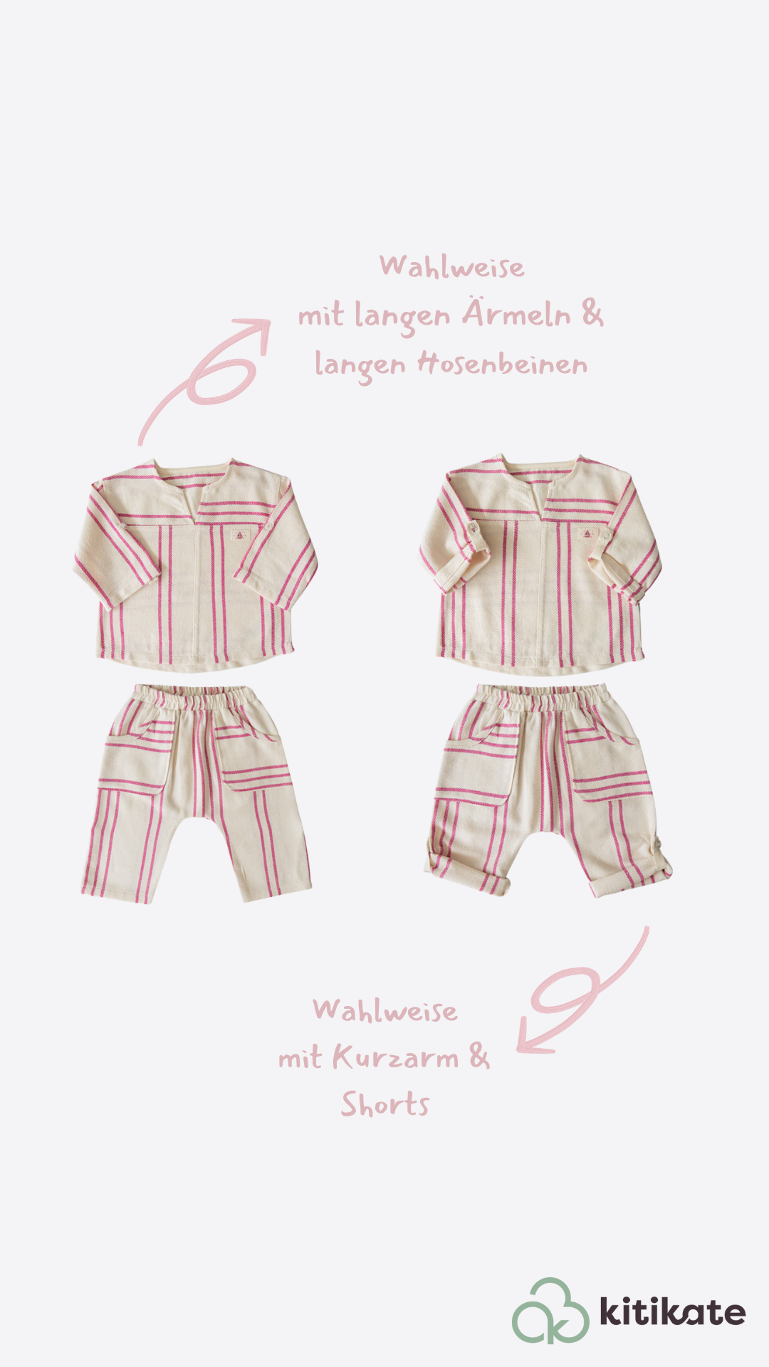 Bio Bohem 2-Teiliges Set Pink