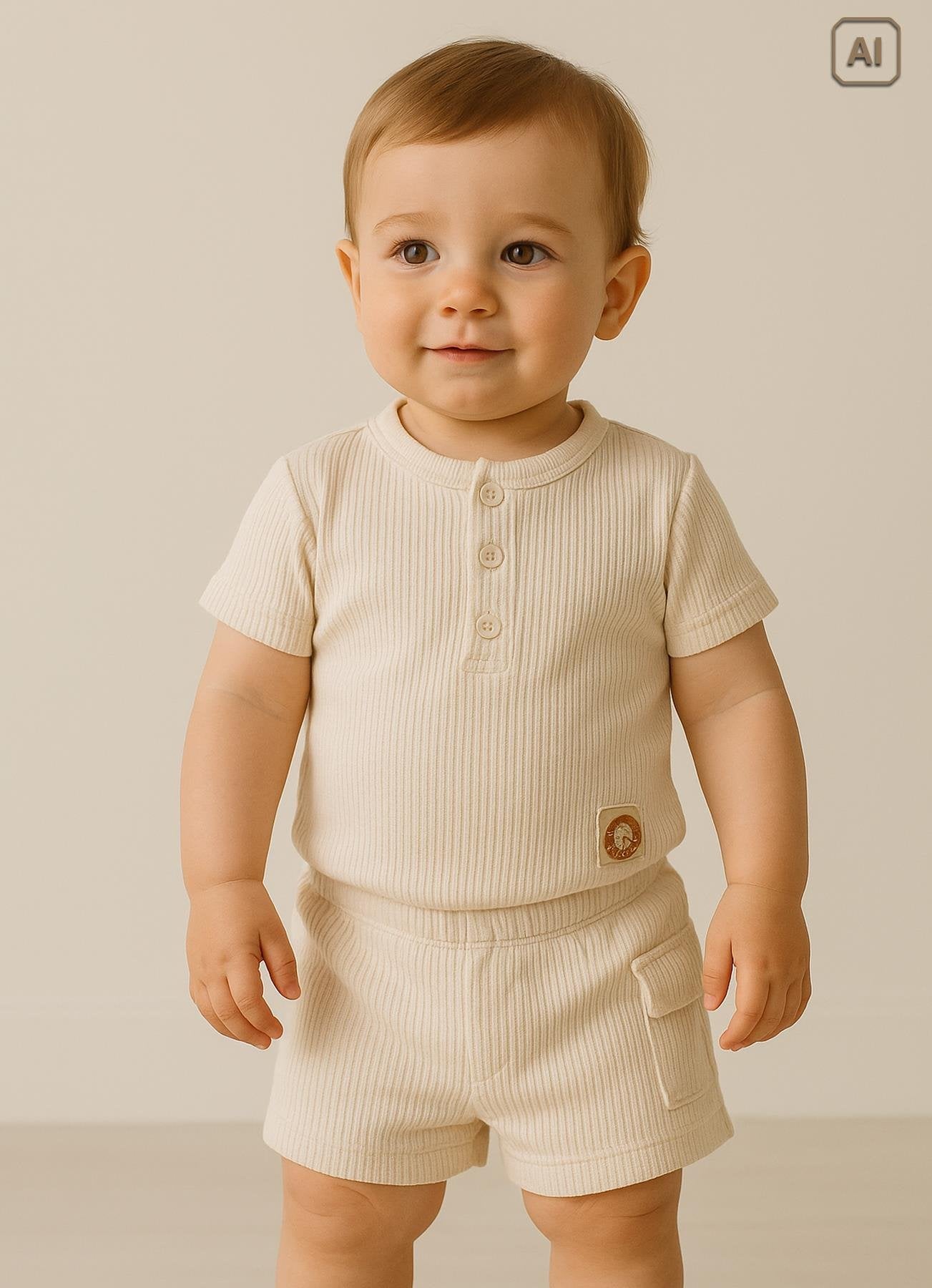 Bio Lio 2-Teiliges Set Beige