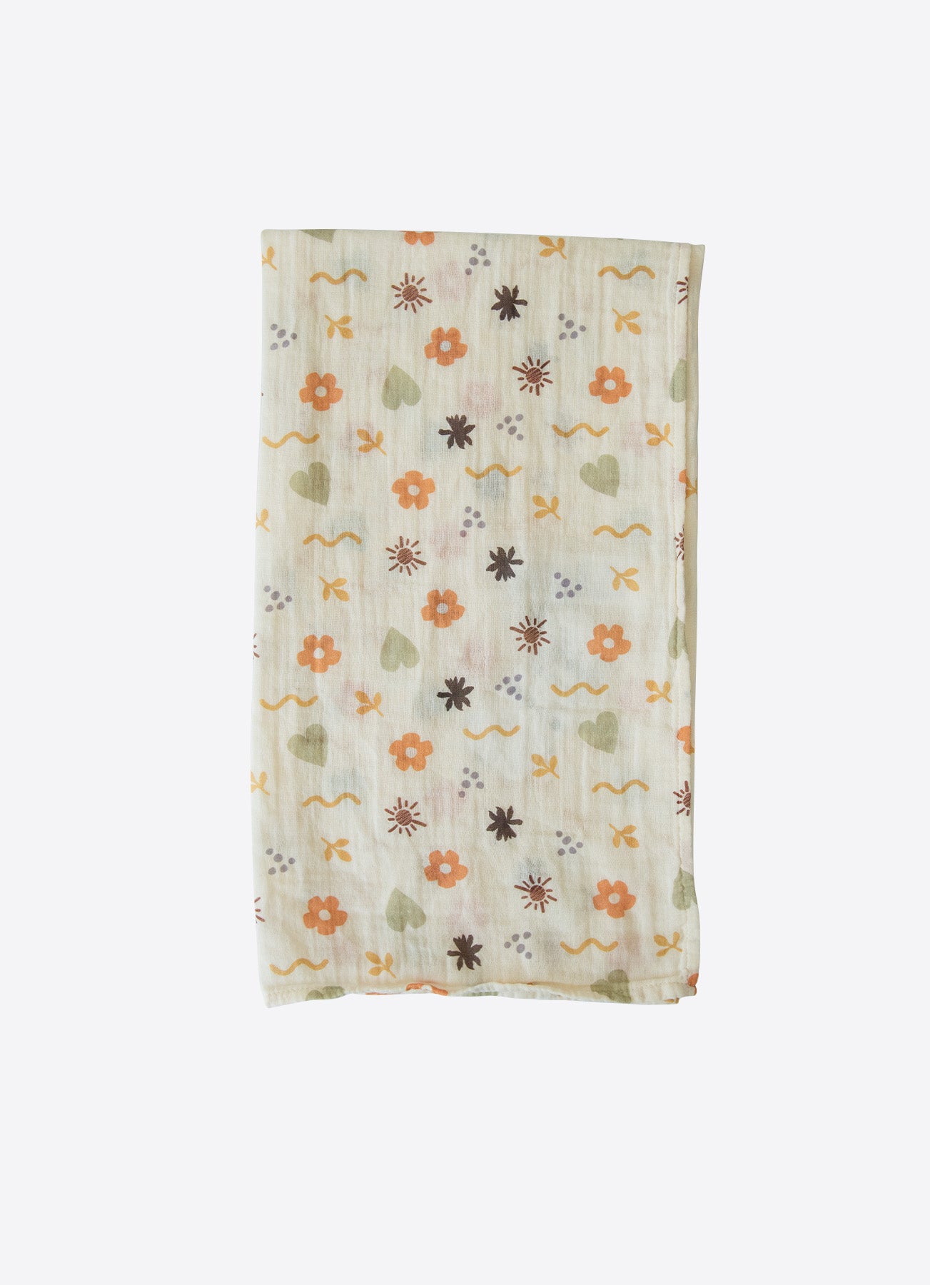 Bio Flory Musselin Decke 80x90 cm