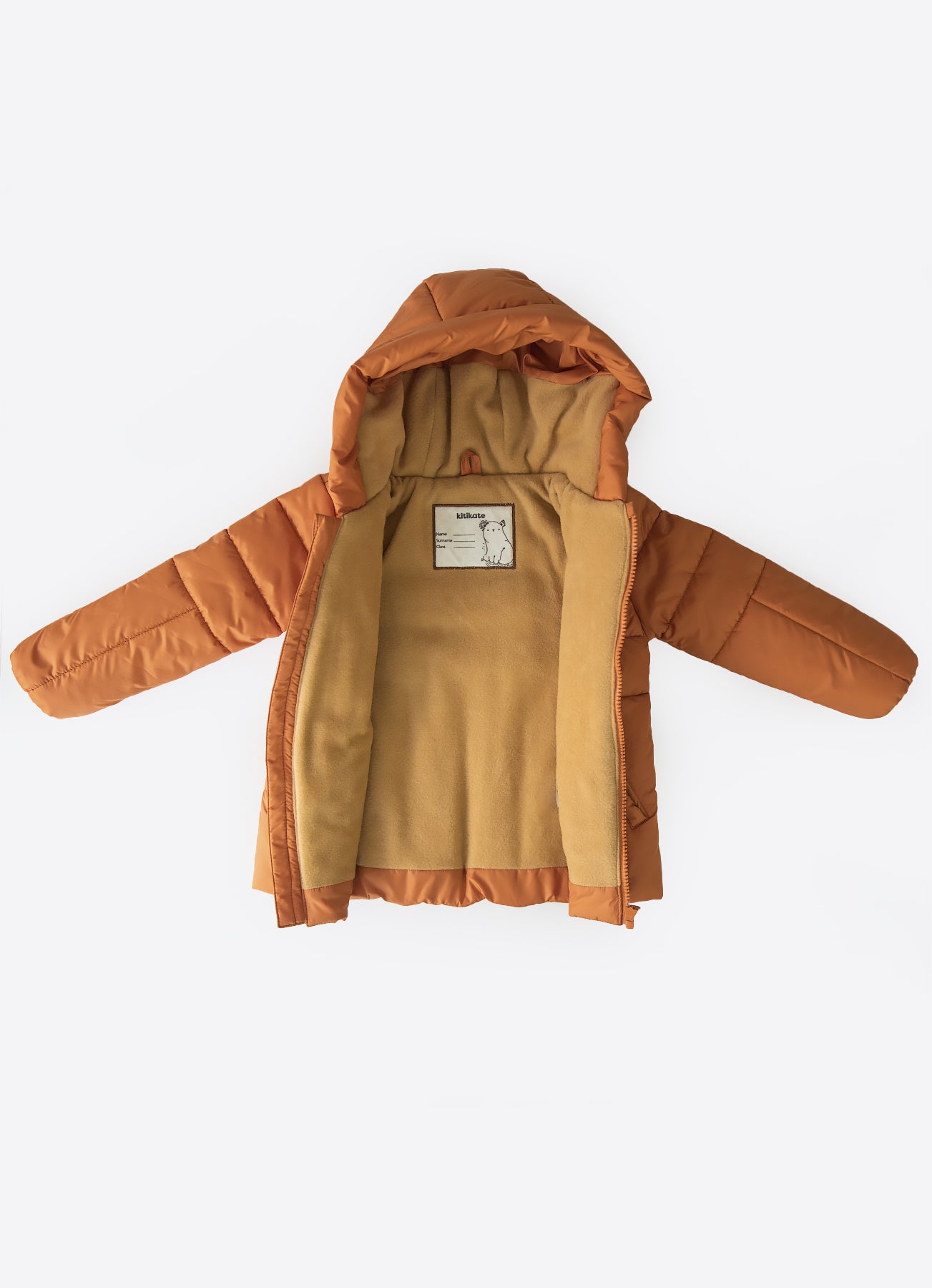 Winterjacke Orange