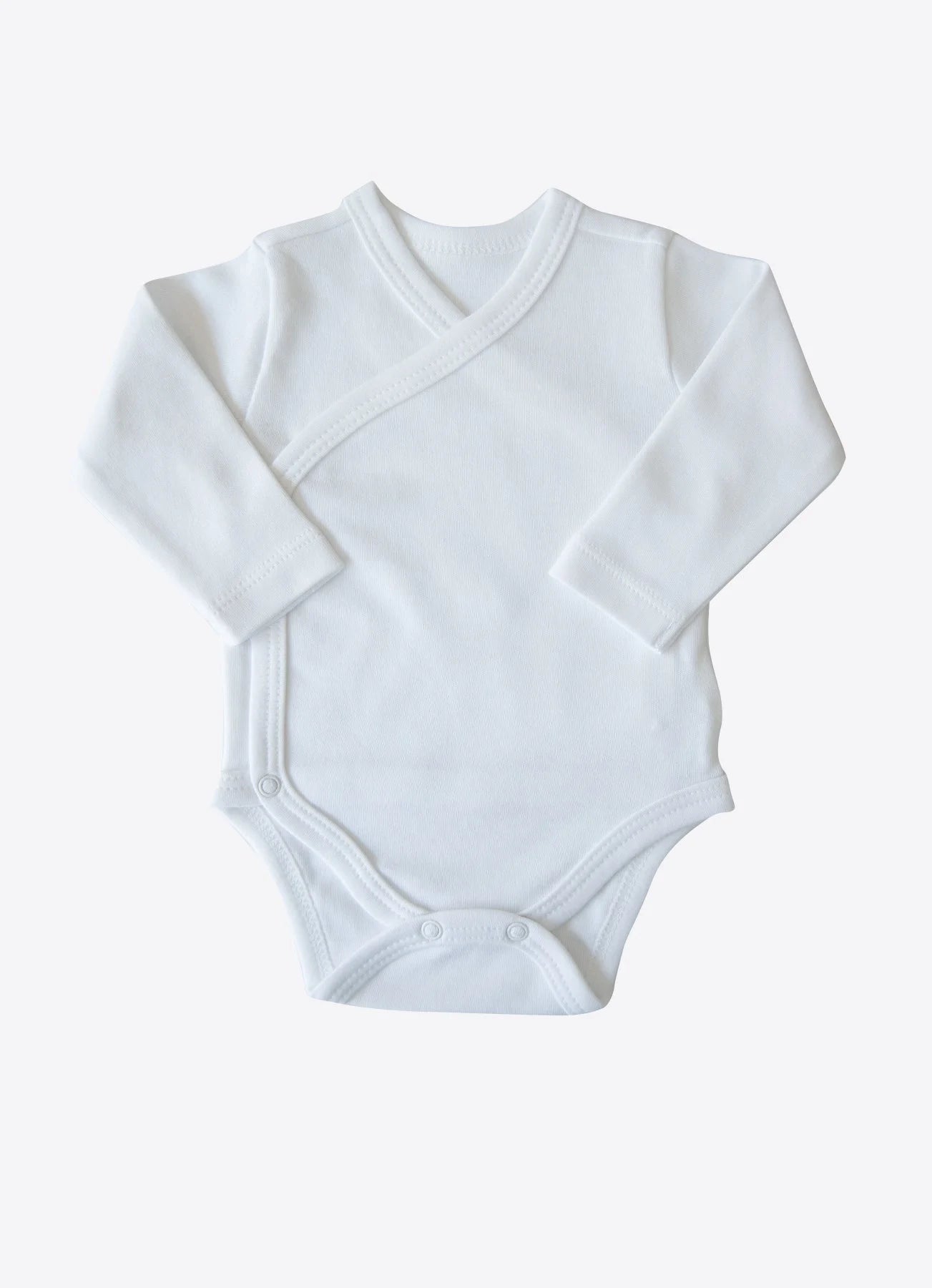 Organic Flamingo Langarm Wickel-Body 3er Set