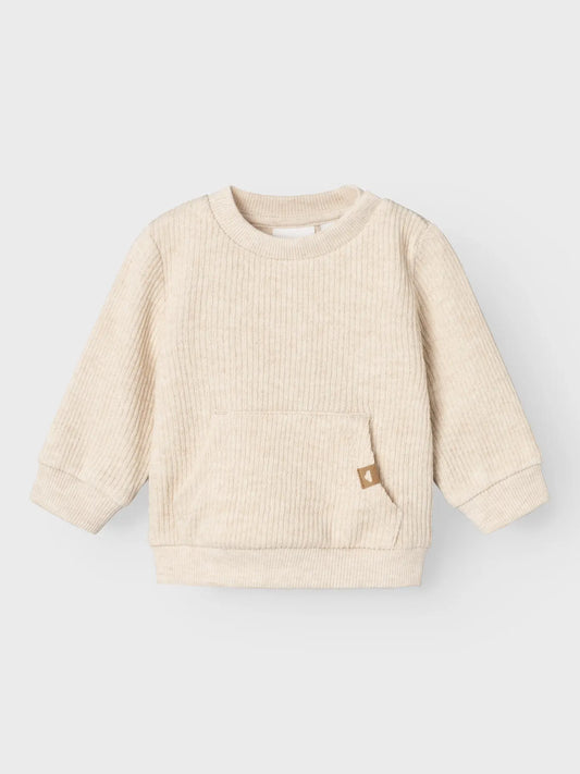 SWEATSHIRT OLEIF PEYOTE MELANGE