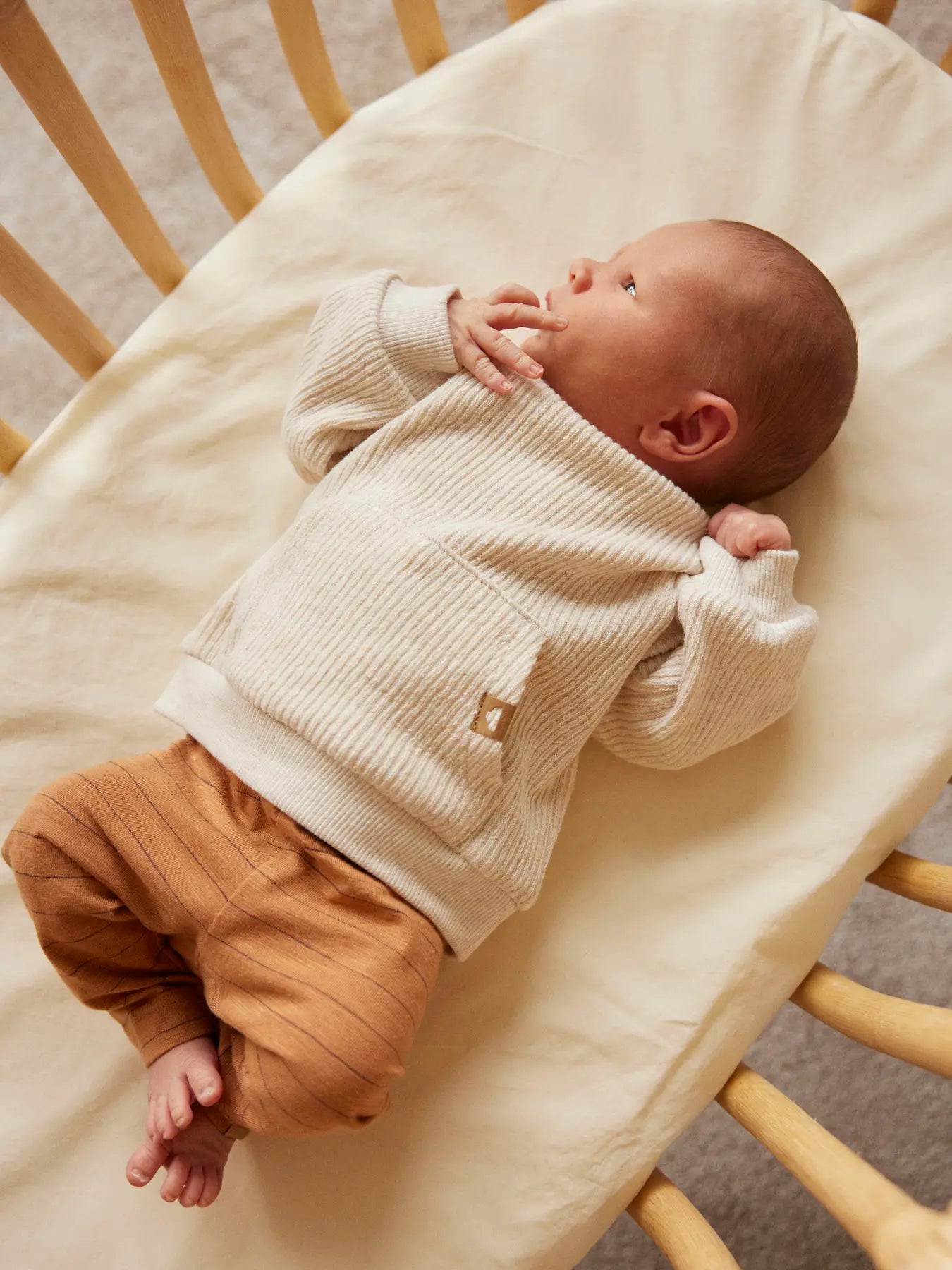 SWEATSHIRT OLEIF PEYOTE MELANGE