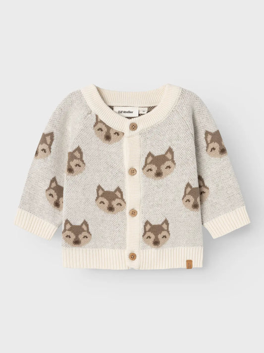 BAUMWOLL STRICKJACKE LAMOE BIRCH