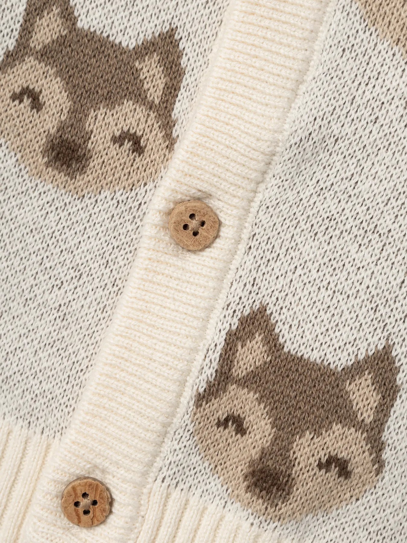 BAUMWOLL STRICKJACKE LAMOE BIRCH