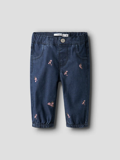 JEGGING ROSE SHAPED DARK BLUE DENIM