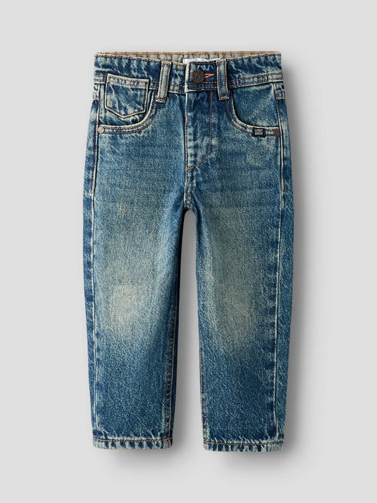 Jeans Tapered Vintage Medium Blue Denim