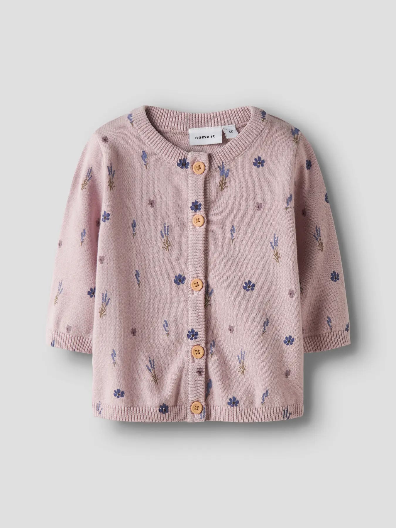 Bio Baumwolle Strickjacke - Burnished Lilac