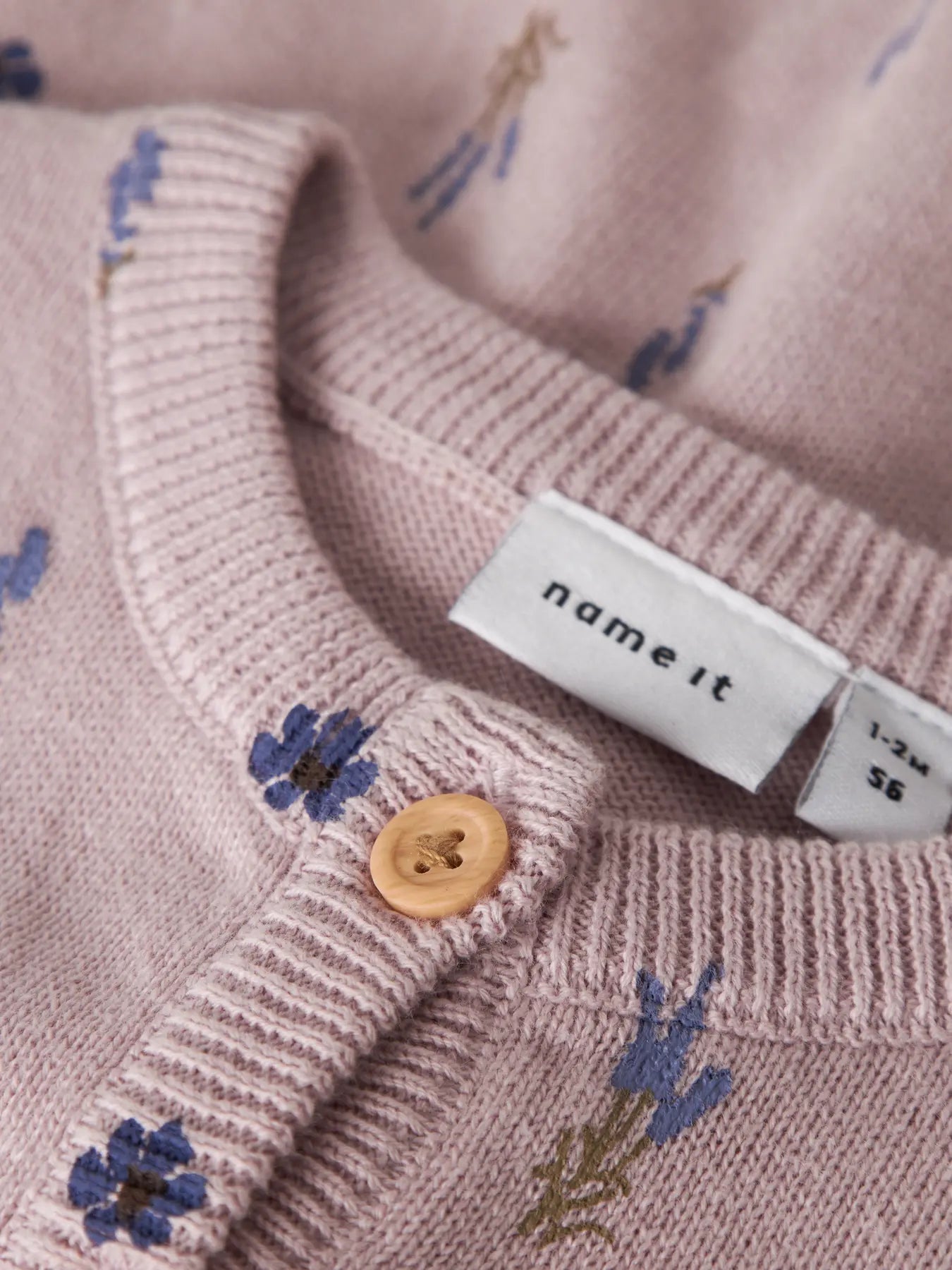 Bio Baumwolle Strickjacke - Burnished Lilac