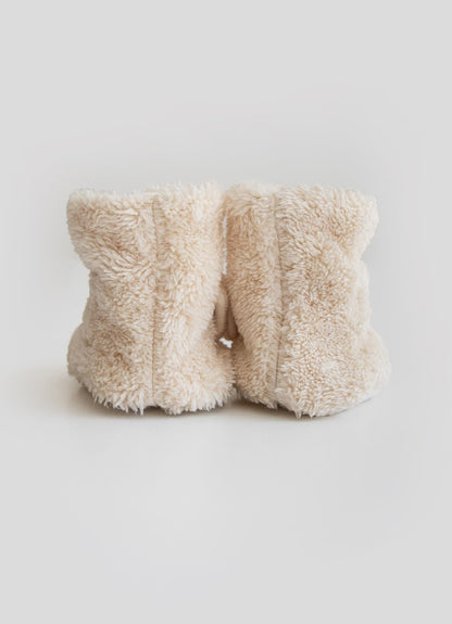 BOOTIES POFFY BEIGE NATUR