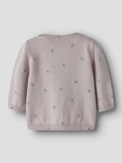 STRICKJACKE BETA LILAC MARBLE