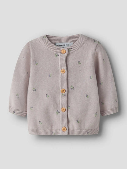STRICKJACKE BETA LILAC MARBLE