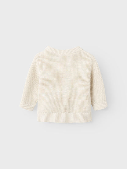 WAFFELSTRICK STRICKJACKE BUBBA PEYOTE MELANGE