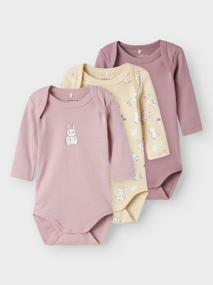 BODY 3-TEILIGES SET RABBIT SUMMER SAND