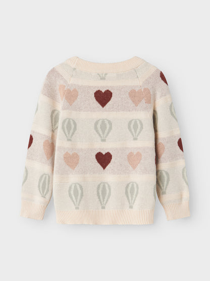SWEATSHIRT LAMAI PASTEL PARCHMENT