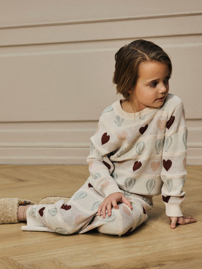 SWEATSHIRT LAMAI PASTEL PARCHMENT