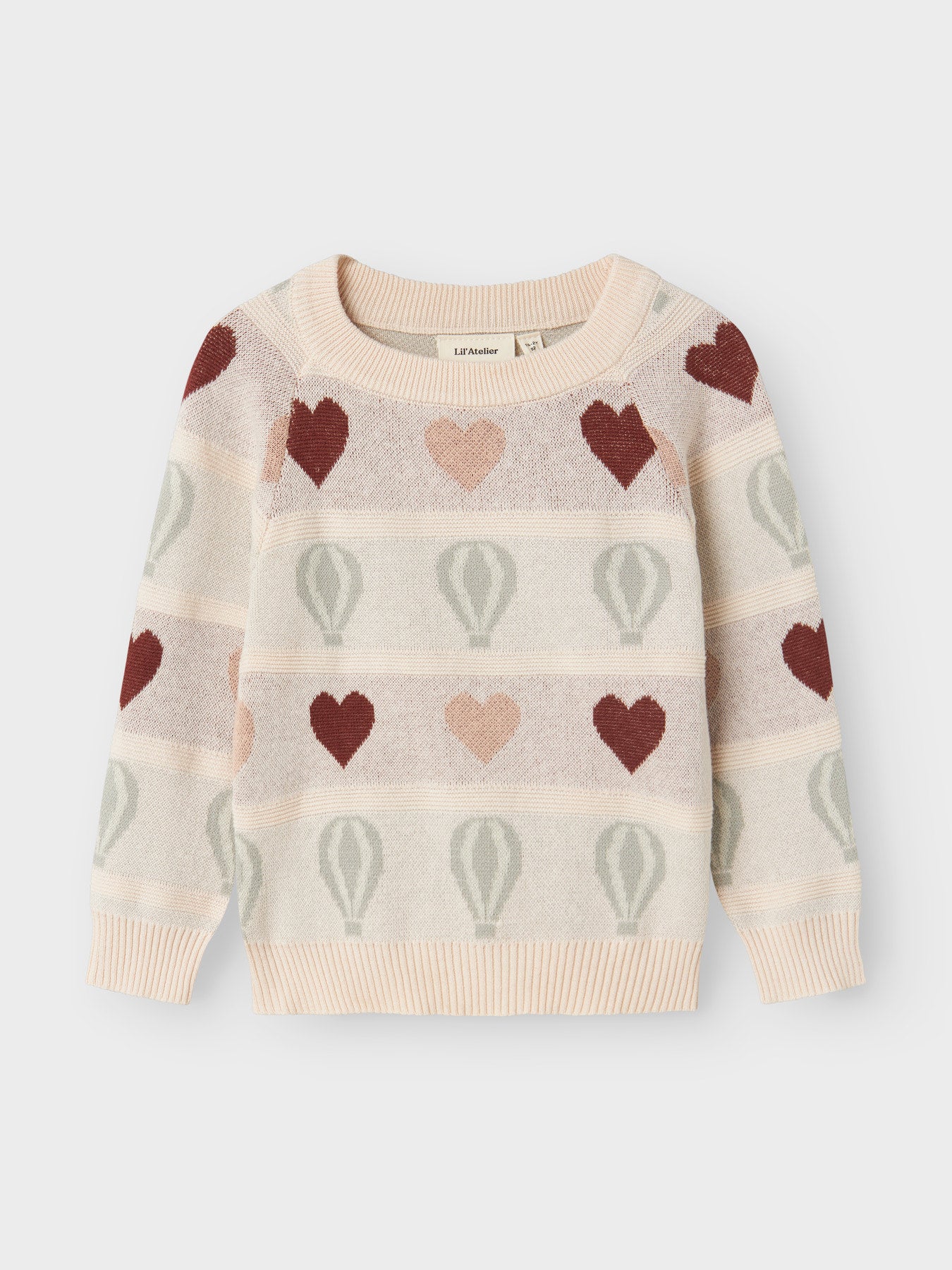 SWEATSHIRT LAMAI PASTEL PARCHMENT