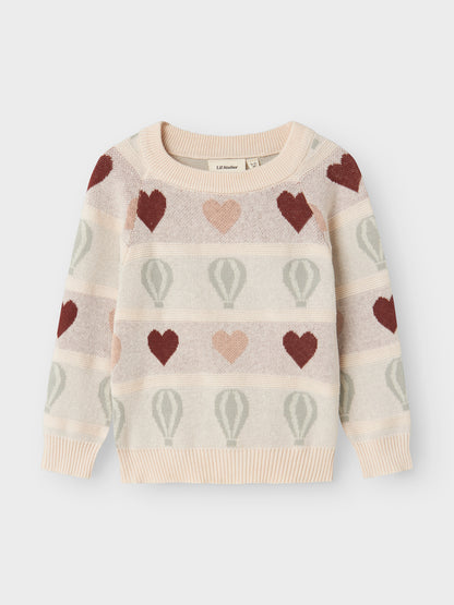 SWEATSHIRT LAMAI PASTEL PARCHMENT