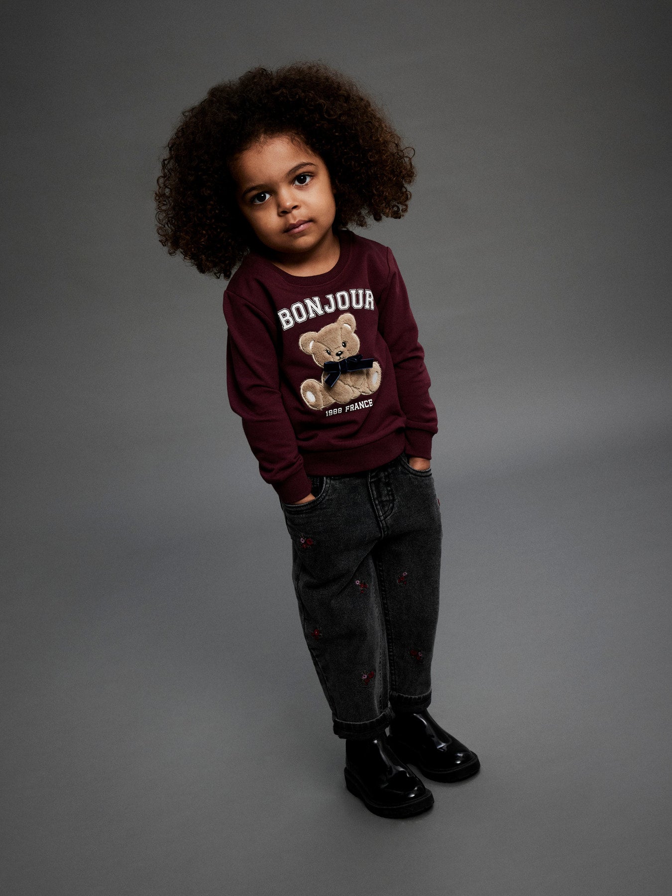 SWEATSHIRT REAR BURGUNDY