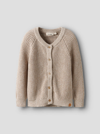 CARDIGAN SWEATSHIRT ROKKO OXFORD TAN MELANGE