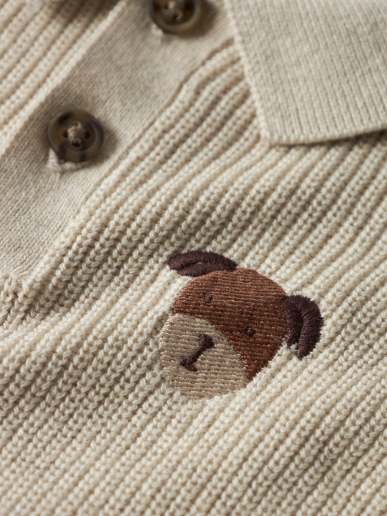 POLO SWEATSHIRT TANT PEYOTE MELANGE