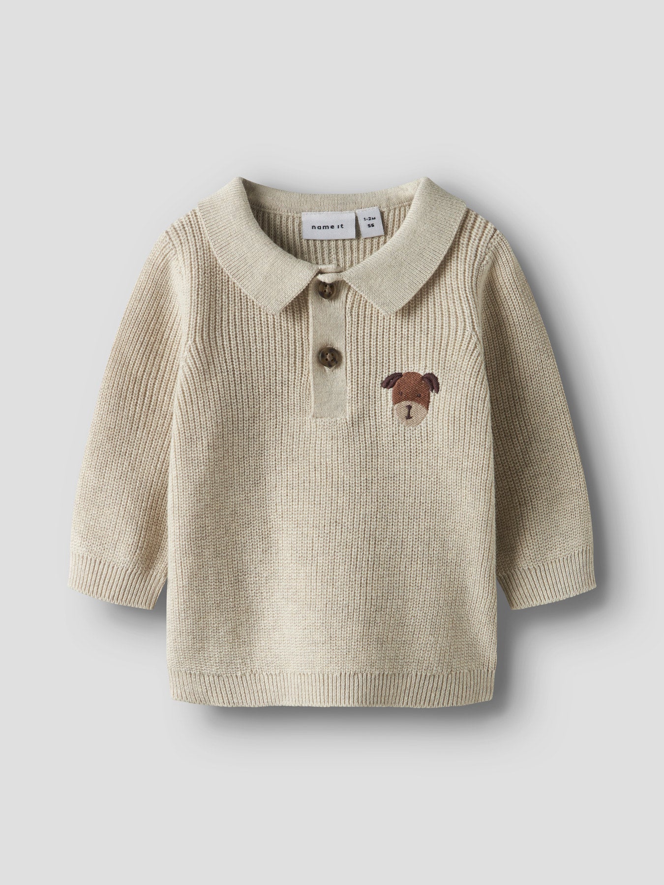POLO SWEATSHIRT TANT PEYOTE MELANGE