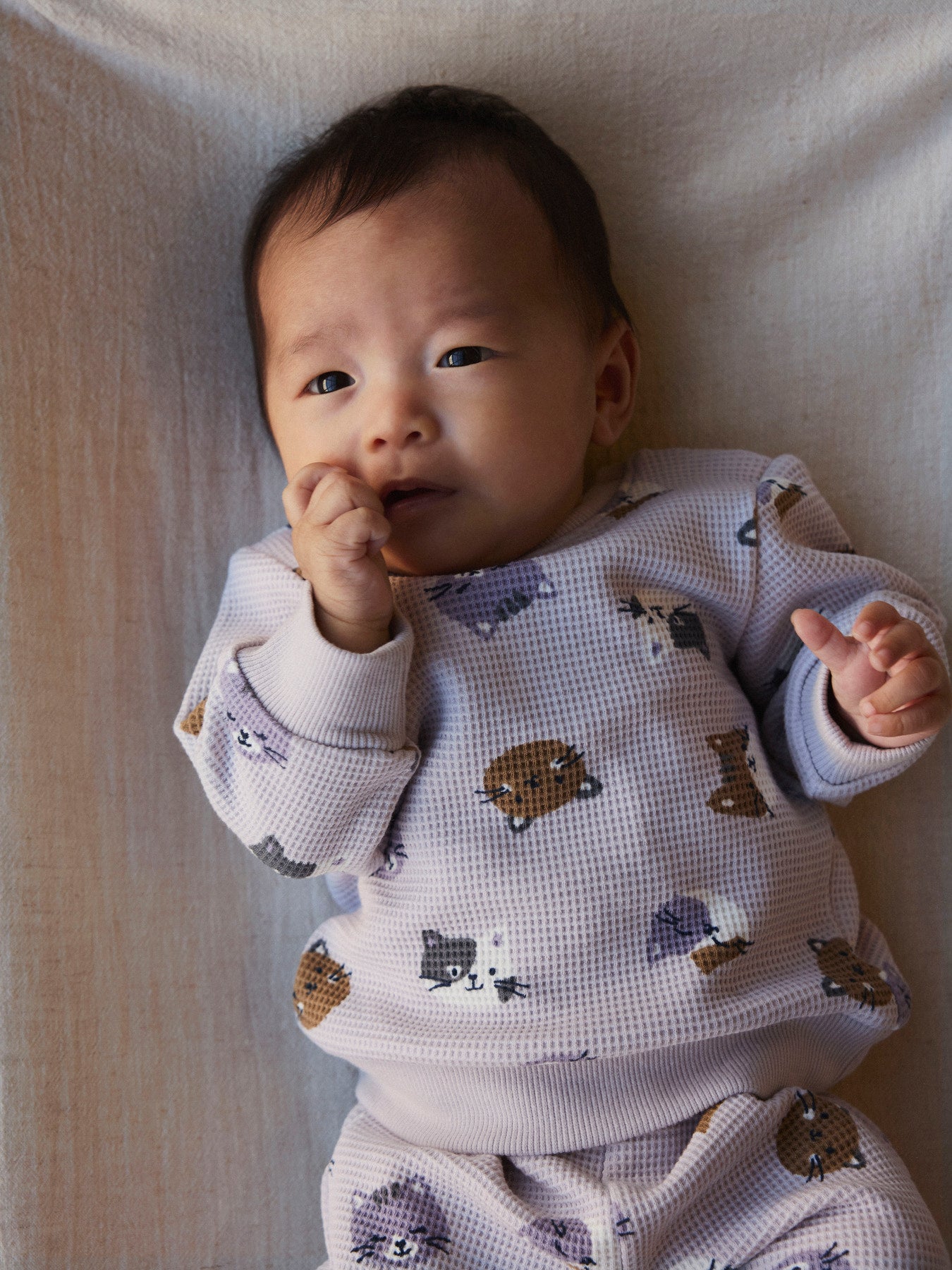 SWEATSHIRT TAMMIE LILAC MARBLE