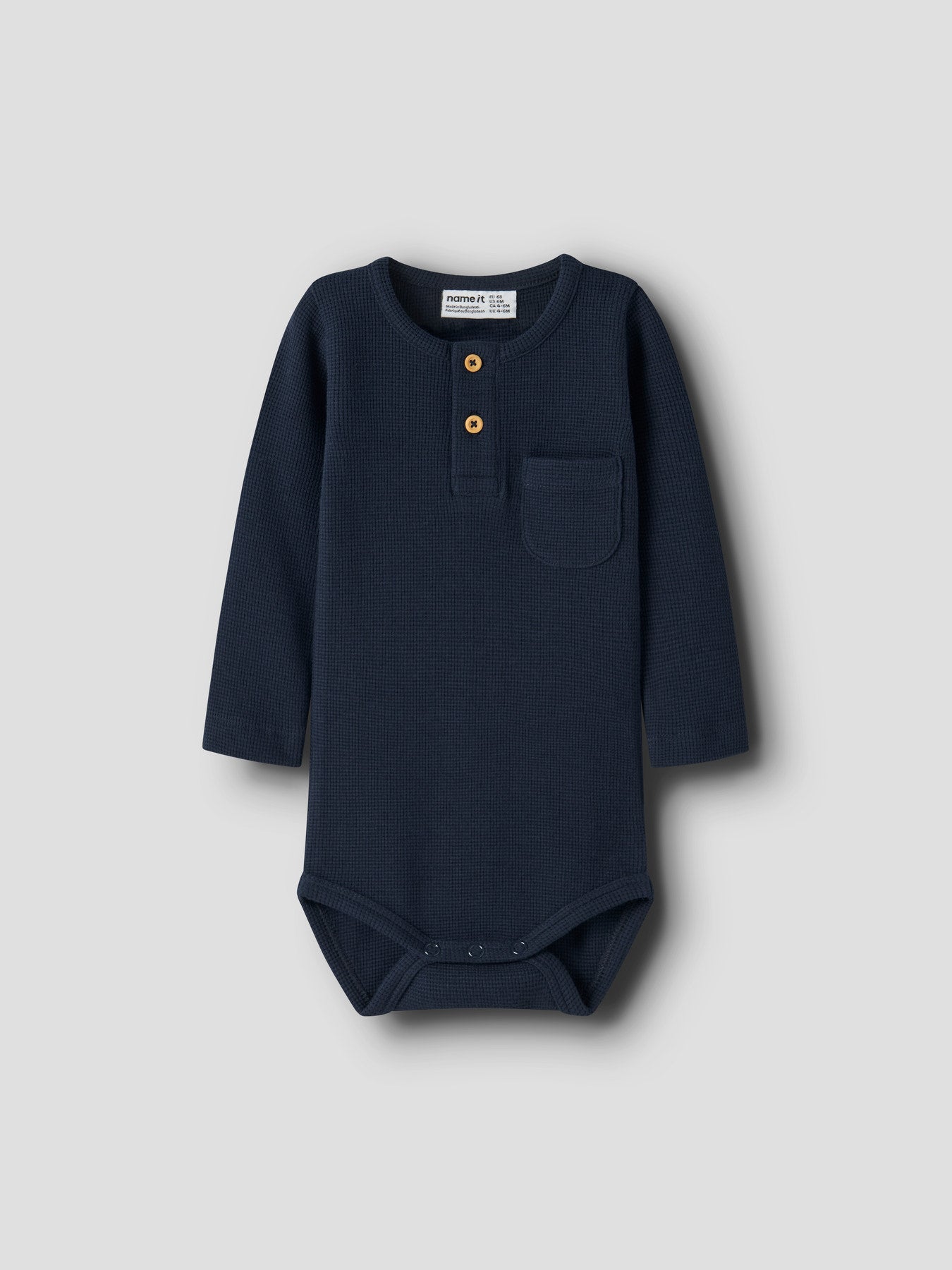 BIO-BAUMWOLL BODY BALON NAVY BLAZER